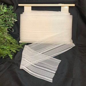 Huge bolt of vintage CONSO TRIMMINGS 6” wide lace trim